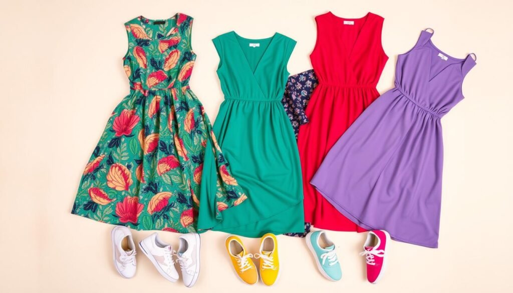 sneaker-dress color matching